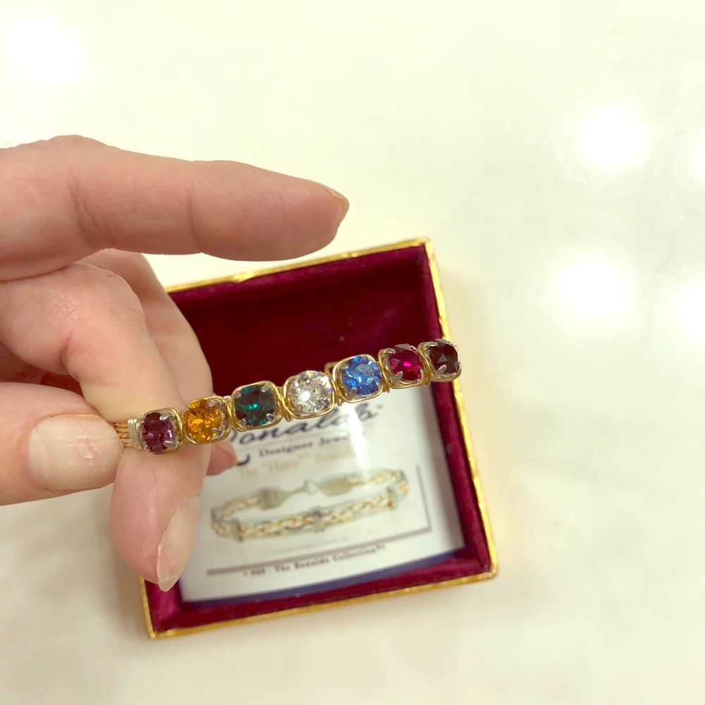 Ronaldo multi stone bracelet size 7